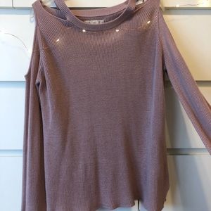 Cold Shoulder Sweater